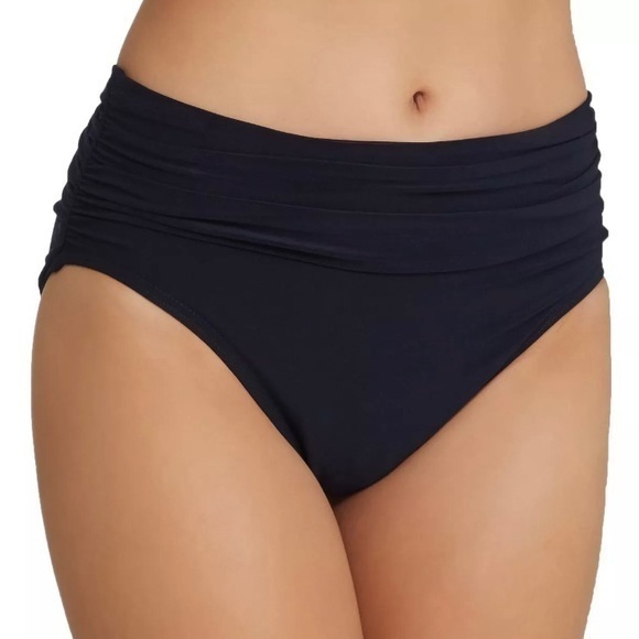 NWT. MAGICSUIT Jersey Shirred Bikini Bottom Swimsuit - Picture 1 of 7